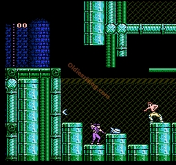 une photo d'Ã©cran de Blue Shadow sur Nintendo Nes